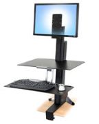 Image de Ergotron Kit pour utilisateur de grande taille, moniteur unique Chariots et supports multimédias - Noir (97-845)