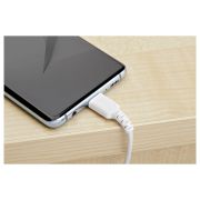 Image de StarTech.com Câble de Charge Rapide USB-C de 2m, Robuste, Charge et Synchronisation, 60W (3A) PD, USB 2.0, Gaine TPE Blanche et Fibre d'Aramide - Cordon de Charge USB C (RUSB2CC2MW)