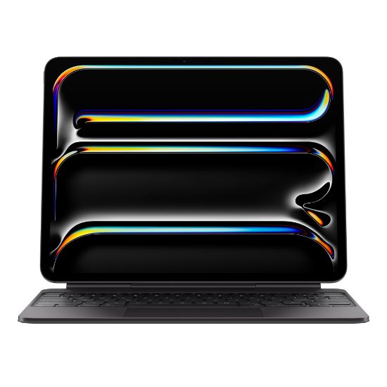 Image de APPLE Magic Keyboard pour iPad Pro 13 pouces (M4) - Anglais britannique - Noir - QWERTY (MWR53B/A)