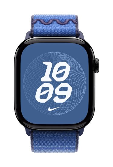 Image de Apple Nike Sport, 46 mm - Bleu (MGD64ZM/A)
