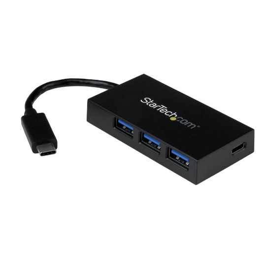 Image de StarTech.com Hub USB 3.2 Gen 1 (5Gbps) à 4 ports - Concentrateur USB-C vers 1x USB-C 3x USB-A (HB30C3A1CFB)