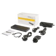 Image de StarTech.com Dock Thunderbolt 3 à double affichage 4K 60 Hz avec slot pour lecteur de carte M.2 PCIe (TB3DK2DPM2)