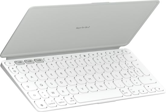 Image de Logitech Keys-To-Go 2 clavier Universel Bluetooth AZERTY Français Blanc (920-013007)
