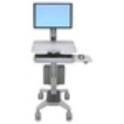 Image de Ergotron Série WM WorkFit C-Mod, Single Display Sit-Stand Workstation Support d'écran - Gris (24-198-055)