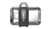 Image de SanDisk Ultra Dual m3.0 Clé USB - Noir, Argent, Transparent (SDDD3-032G-G46)