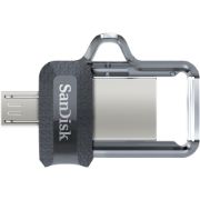 Image de SanDisk Ultra Dual m3.0 Clé USB - Noir, Argent, Transparent (SDDD3-032G-G46)