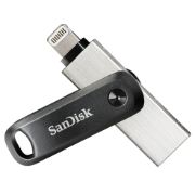 Image de SanDisk iXpand FLASH DRIVE GO FOR YOUR IPHONE Clé USB - Gris,Argent (SDIX60N-128G-GN6NE)