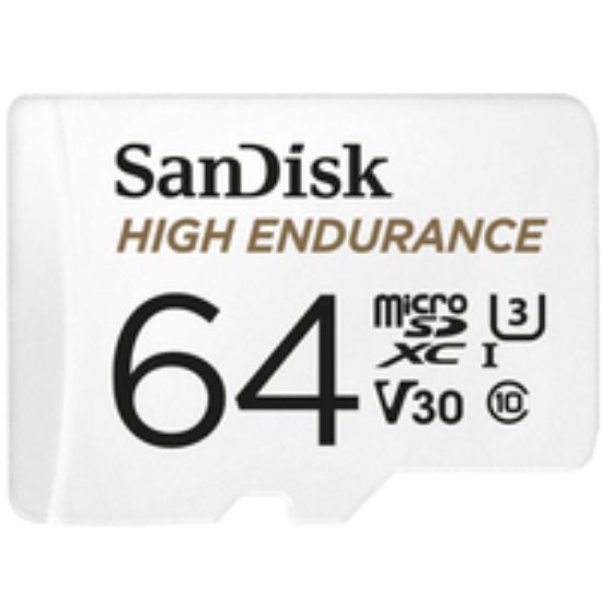 Image de SanDisk High Endurance Mémoire flash - Blanc (SDSQQNR-064G-GN6IA)