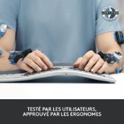 Image de Logitech Ergo K860 clavier Bureau RF sans fil + Bluetooth Français Graphite (920-010104)