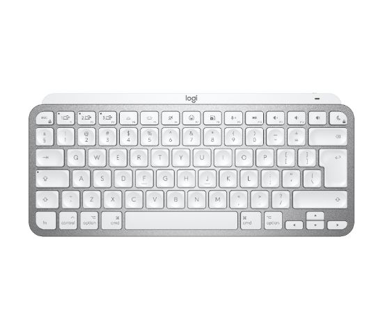 Image de Logitech MX Keys Mini For Mac Minimalist Wireless Illuminated Keyboard clavier Bluetooth QWERTY Anglais Gris (920-010526)