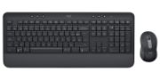 Image de Logitech Signature MK650 Combo For Business clavier Souris incluse Bureau Bluetooth AZERTY Belge Graphite (920-011001)