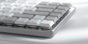 Image de Logitech MX Mini Mechanical for Mac clavier Bureau Bluetooth AZERTY Français Gris, Blanc (920-010795)