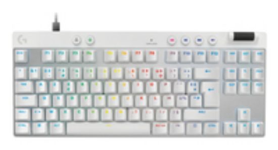 Image de Logitech G PRO X TKL RAPID - AZERTY Clavier - Blanc (920-013241)