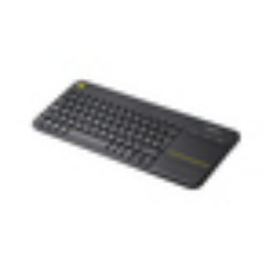 Image de Logitech K400 Plus Tv clavier RF sans fil QWERTY Nordique Noir (920-007141)