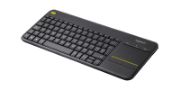 Image de Logitech K400 Plus Tv clavier RF sans fil QWERTY Nordique Noir (920-007141)