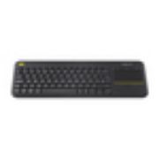 Image de Logitech K400 Plus Tv clavier RF sans fil QWERTY Nordique Noir (920-007141)