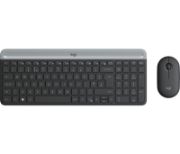Image de Logitech MK470 clavier Souris incluse RF sans fil AZERTY Belge Graphite (920-009194)