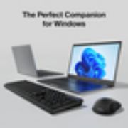 Image de Belkin USB-A, Plug and Play, 2.4 GHz, , Full-size (100%), Low-profile, 1 x AAA, 1 x AA, Black, 432 x 129 x 20 mm - QWERTY Clavier - Noir (BBZ010TT)