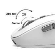 Image de Port Designs Experte Bluetooth sans fil & Rechargeable, Blanc Souris (900707CW)