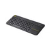 Image de Logitech K400 Plus Tv clavier RF sans fil QWERTY US International Noir (920-007145)