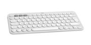 Image de Logitech Pebble Keys 2 K380s clavier Universel RF sans fil + Bluetooth AZERTY Français Blanc (920-011804)