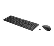 Image de HP 235 WIRELESS MOUSE KB COMBO-FRA Clavier - Noir (1Y4D0UT#ABF)