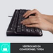 Image de Logitech K120 Corded Keyboard clavier Bureau USB QWERTY US International Noir (920-002508)