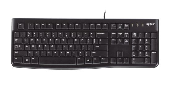Image de Logitech Keyboard K120 for Business clavier Universel USB QWERTY Anglais Noir (920-002524)