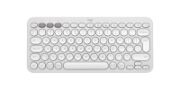 Image de Logitech Pebble Keys 2 K380s clavier Universel RF sans fil + Bluetooth QWERTY US International Blanc (920-011852)