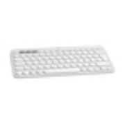 Image de Logitech Pebble Keys 2 K380s clavier Universel RF sans fil + Bluetooth QWERTY US International Blanc (920-011852)