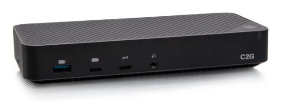 Image de C2G station d'accueil Avec fil USB 3.2 Gen 2 (3.1 Gen 2) Type-A Noir (C2G54538)