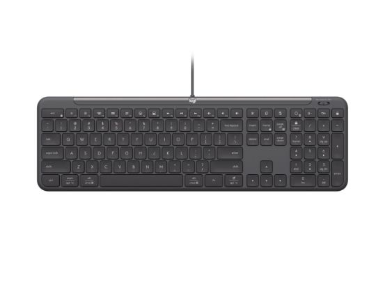 Image de Logitech Signature Slim Wired K620 For Business - AZERTY Clavier - Graphite (920-013357)