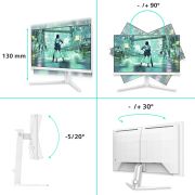 Image de Philips écran plat de PC 60,5 cm (23.8") 1920 x 1080 pixels Blanc (24M2N3201P/00)