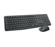 Image de Logitech MK235 clavier Souris incluse Maison USB QWERTY US International Gris (920-007931)