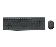 Image de Logitech MK235 clavier Souris incluse Maison USB QWERTY US International Gris (920-007931)