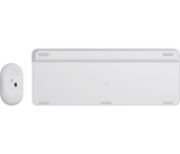 Image de Logitech MK470 clavier Souris incluse RF sans fil QWERTY Anglais Blanc (920-009205)