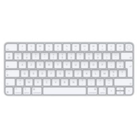 Image de Apple Magic Keyboard avec Touch ID pour les Mac avec puce - Français - AZERTY Clavier - Argent,Blanc (MXCK3F/A)