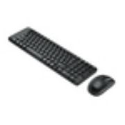 Image de Logitech Wireless Combo MK220 clavier Souris incluse RF sans fil QWERTY US International Noir (920-003161)