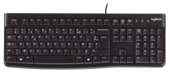 Image de Logitech Keyboard K120 for Business clavier Universel USB AZERTY Français Noir (920-002515)