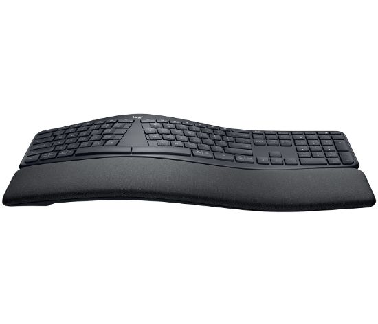Image de Logitech Ergo K860 clavier Bureau RF sans fil + Bluetooth Italien Graphite (920-010106)