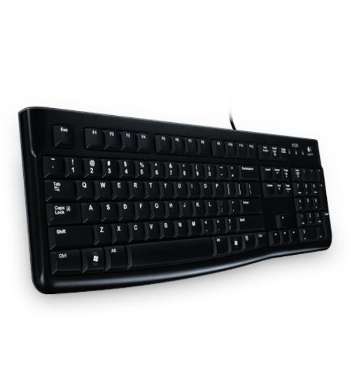 Image de Logitech Keyboard K120 for Business clavier USB Ukrainien Noir (920-002643)
