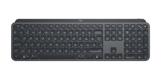 Image de Logitech Mx Keys For Business clavier Bureau Bluetooth Anglais Graphite (920-010251)