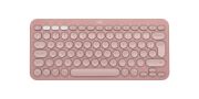 Image de Logitech Pebble Keys 2 K380s clavier Universel RF sans fil + Bluetooth QWERTY US International Rose (920-011853)