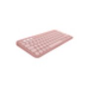 Image de Logitech Pebble Keys 2 K380s clavier Universel RF sans fil + Bluetooth QWERTY US International Rose (920-011853)