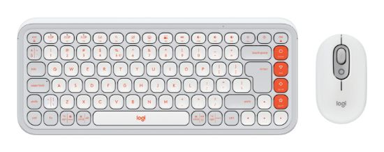 Image de Logitech Bluetooth, , AA, 59.4 x 104.8 x 35.2 mm, 81.4 g, 2x AAA, 324.51 x 136.96 x 22 mm, 530 g - QWERTY Clavier - Blanc (920-013141)