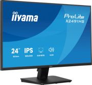 Image de iiyama ProLite écran plat de PC 60,5 cm (23.8") 1920 x 1080 pixels Full HD LCD Noir (X2491HS-B1)
