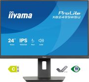 Image de iiyama ProLite écran plat de PC 61,2 cm (24.1") 1920 x 1200 pixels Full HD LCD Noir (XB2495WSU-B1)