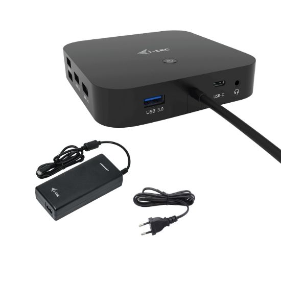 Image de i-tec USB-C HDMI DP Docking Station with Power Delivery 100 W + Universal Charger 100 W (C31HDMIDPDOCKPD100)