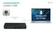 Image de i-tec USB-C Triple Display Docking Station Gen 2 Pro + Power Delivery 100W (C31TRIPLEDOCKPDPRO2)