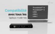 Image de i-tec Universal Dual 4K Display Docking Station + Power Delivery 85W (CADUA4KDOCKPDB)